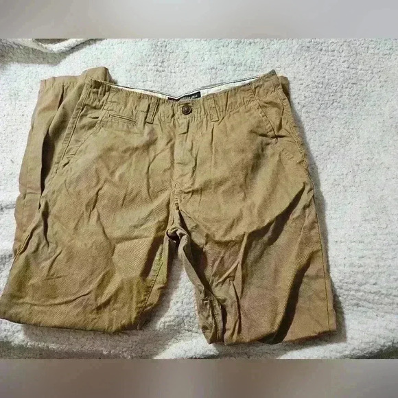 Mens American eagle dark khaki pants! - Picture 2 of 7